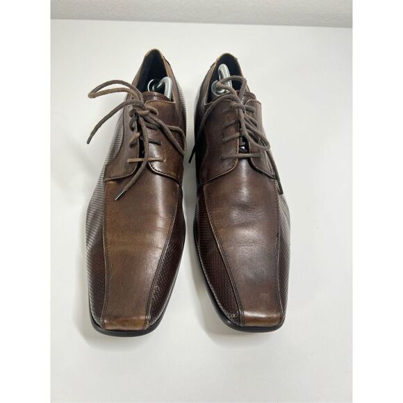 Kenneth Cole Set Your Clock Brown Dress Shoes
Size 9,5M - Picture 4 of 15